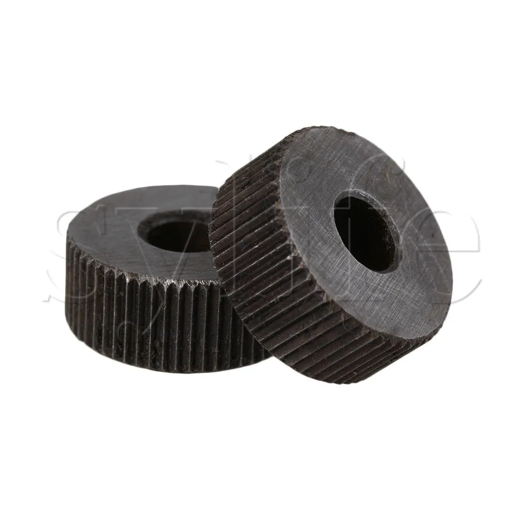 2 шт. накатки инструмент серебряные тонкие прямые колеса линейный для 1 мм шаг|pitch|