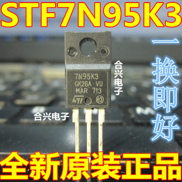 100 шт./лот 7N95K3 STF7N95K3 TO-220F 950V 7A новый оригинальный |