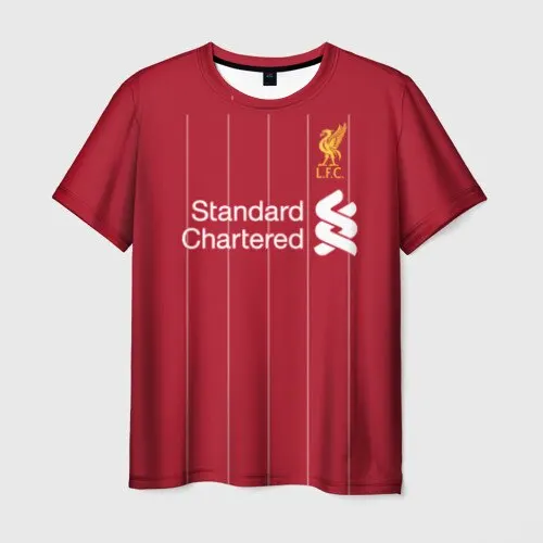 Мужская футболка 3D Liverpool home 19-20 | одежда