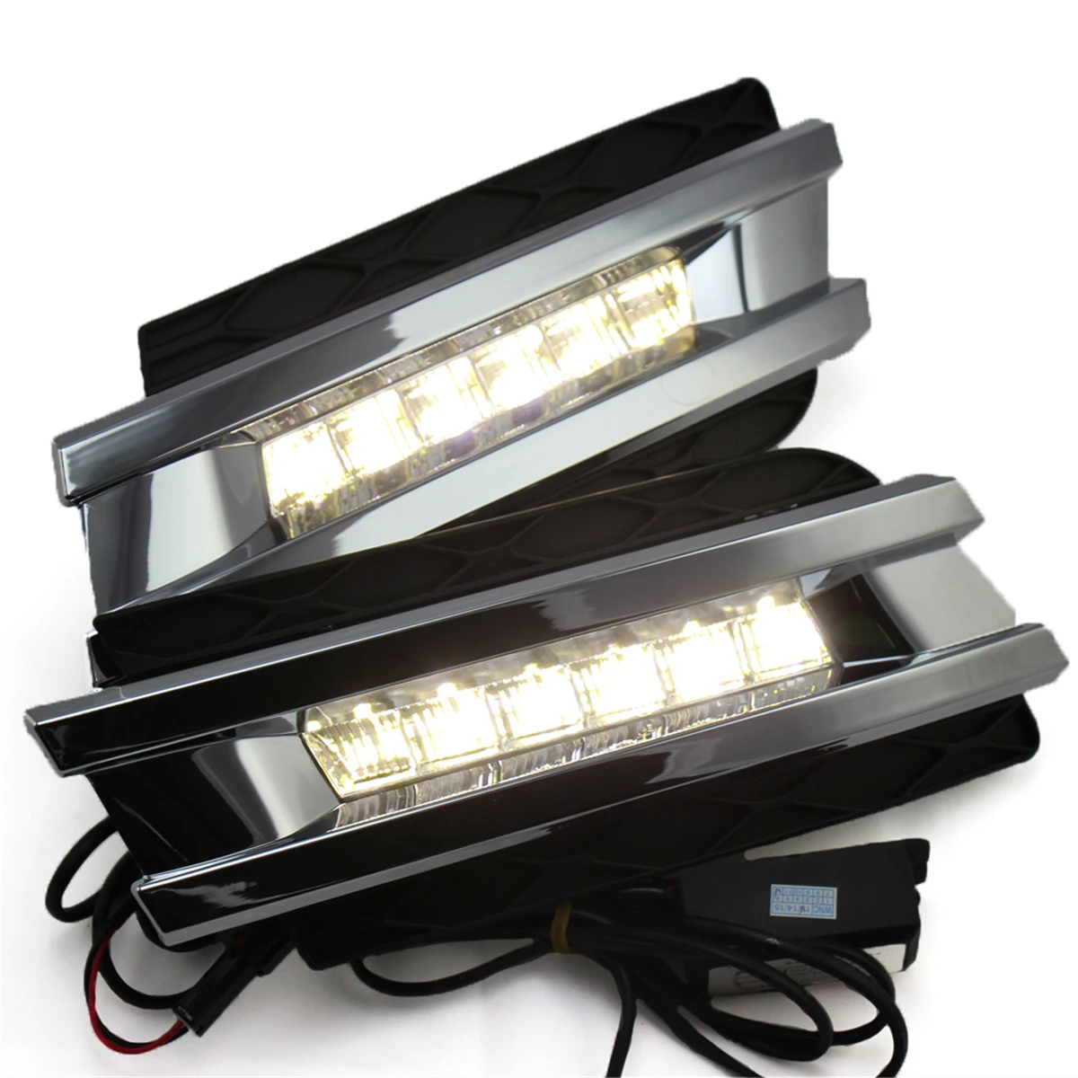 Дневные ходовые огни для BENZ GL450 X164 светодиодный DRL GL350 GL400 противотуманные фары