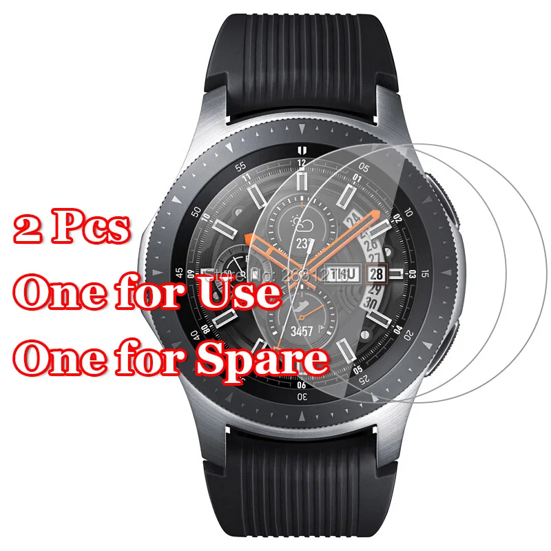 2 шт. для samsung Galaxy Watch 42 мм закаленное стекло 9H 2.5D Премиум Защитная пленка для экрана для samsung Galaxy Watch 46 мм SmartWatch