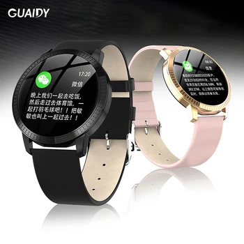 

Metal Smart Watch Heart Rate Sports Step Counting Women Men Monitoring Health Bluetooth Bracelet For IOS Android Waterproof