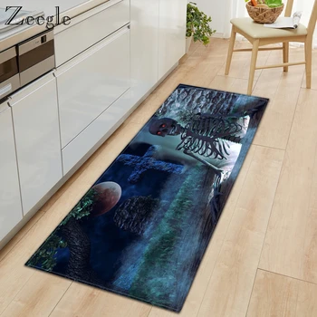 

Zeegle Halloween Home Decoration Carpet Modern Carpet for Living Room Non Slip Mat for Bathroom Kids room Water Absorption Rug