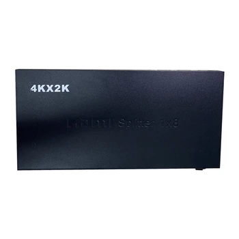 

4Kx2K 3D 1X8 HDMI Splitter By 1Port To8 HDMI Display Duplicate/Mirror USB Power Splitter for PS5 (One to Eight Outputs)