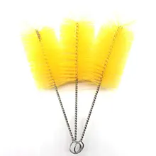 5 шт. желтый цвет кальян Кальян курительная трубка очиститель воды аксессуары кальян бутылка база инструменты чистящие щетки