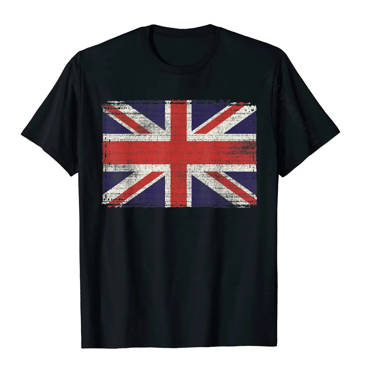 Personalized On Sale Short Sleeve Printed On Tshirts Cotton Fabric Round Neck Men Tops Tees Group Tops T Shirt Summer Autumn Union Jack T-shirt Vintage UK F ag Tee British Retro F ag__77 black