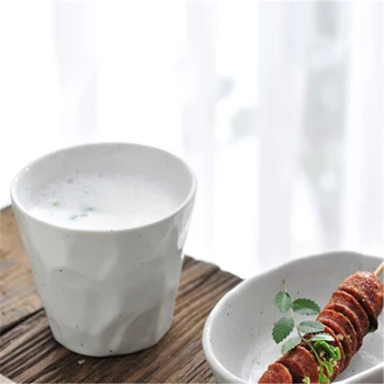 

Japanese Ceramic Coffee Mugs Cup Tea White Porcelain Teacup Personalized Fincans Brief Eco Friendly Milk Cup Stocked QZJ066