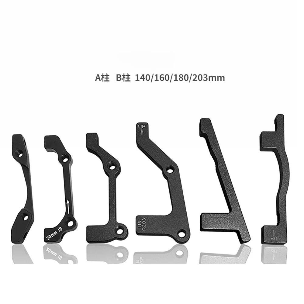 MTB Bike Disc Brake Rotors Front Rear 180mm 203mm IS/PM Caliper Adapter