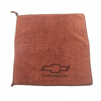 

30*30CM Car Wash Microfiber Towel Car Cleaning For Chevrolet Colorado Cruze Spark Captiva Malibu Emblem Car Styling