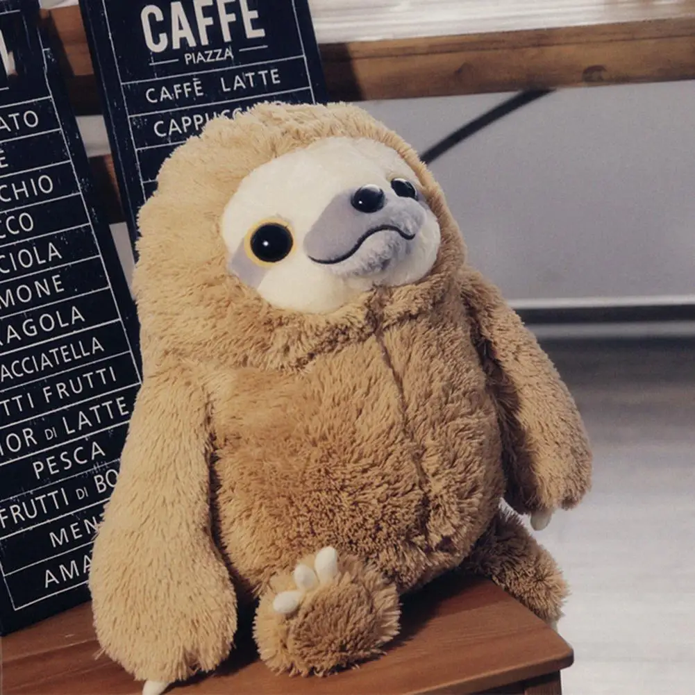 

40cm Stuffed Baby Doll Children Birthday Kawaii Gift Cute Sloth Animal Plush Stuffed Doll Toy Huggable Throw Pillow Home Decor