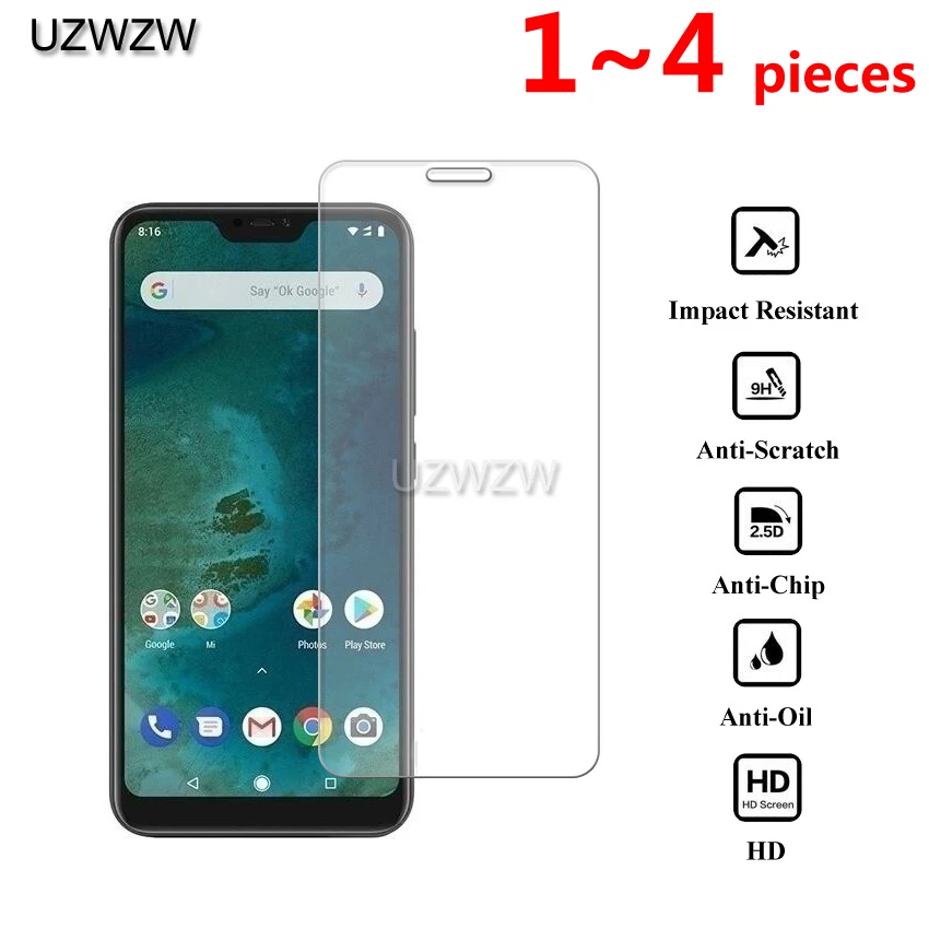 

2.5D HD Tempered Glass For Xiaomi Mi A2 lite / A2 Screen Protector Protective Glass Film For Xiaomi Mi A2 lite