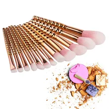 12PCS White Handle Make Up Eyeshadow Cosmetic Blush Concealer Brushes Makeup Tools Set Pretty Comy empty magnetic tz large palette makeup black eyeshadow concealer blush make up maquiagem professional cosmetic makeup storage