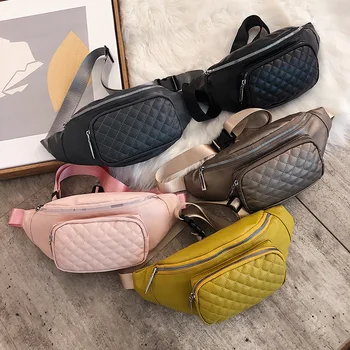 

2020 Summer New Belt Bagwomen's Fashion Korean Style Of The Pu Multi-function Diagonal Section Bag Leisure Travel Color Chest