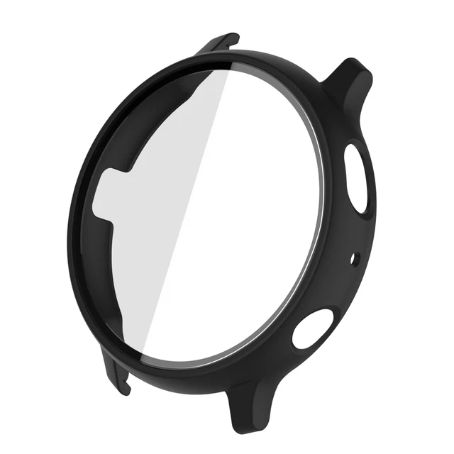 Glass Screen Pelicula Watch Case For Samsung Galaxy Active 2 40-44MM Cover Bumper Accessories clock Protector Smart Accessory black