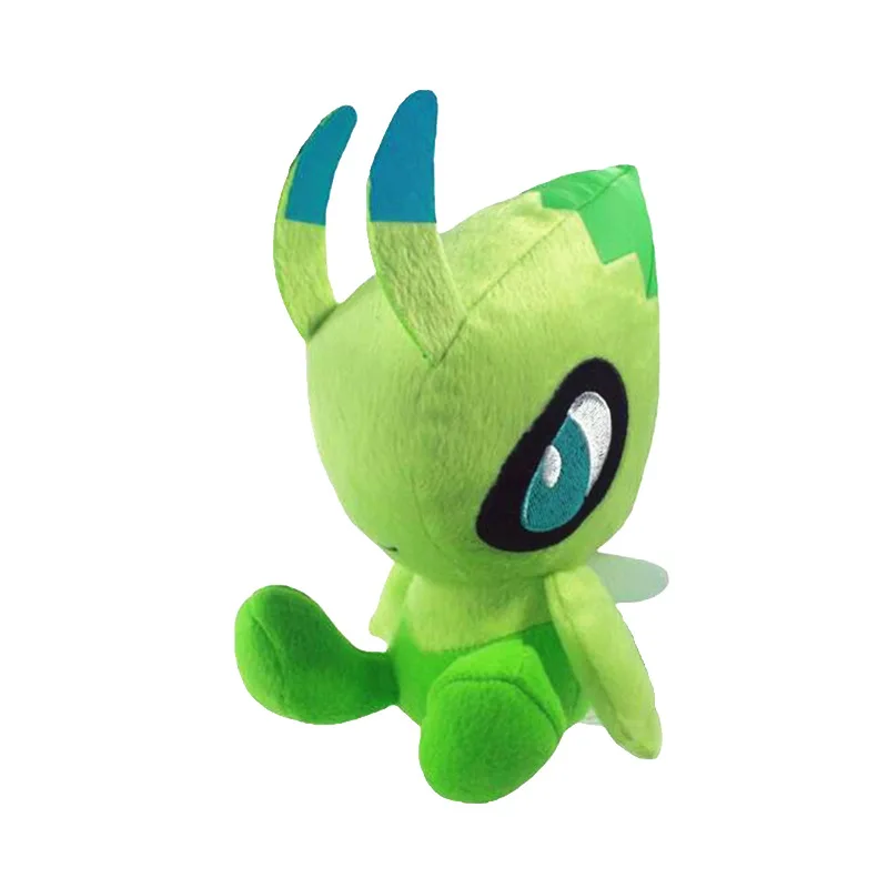 Eevee фигурка знаменитости зеленая плюшевая кукла ПП хлопок мягкие животные трава