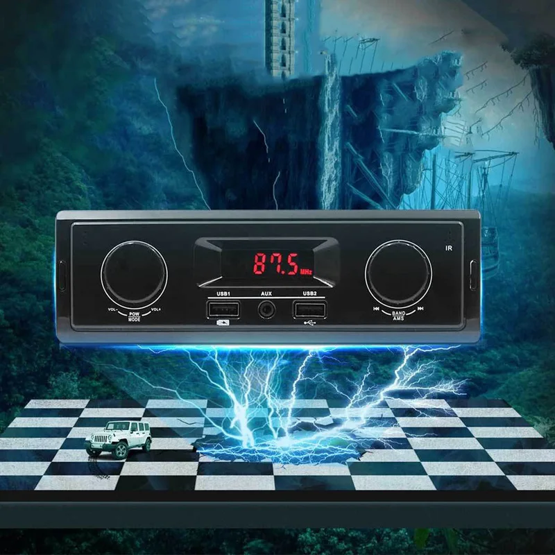 1 комплект Автомобильный MP3-плеер USB быстрая зарядка автомобильный fm-плеер