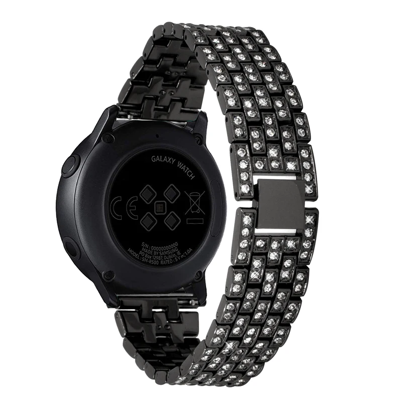 4 Блестящий Алмазный ювелирный ремешок для часов samsung Galaxy Active Watch 40 мм ремешок из нержавеющей стали для samsung Galaxy Active Watch band - Цвет: 4