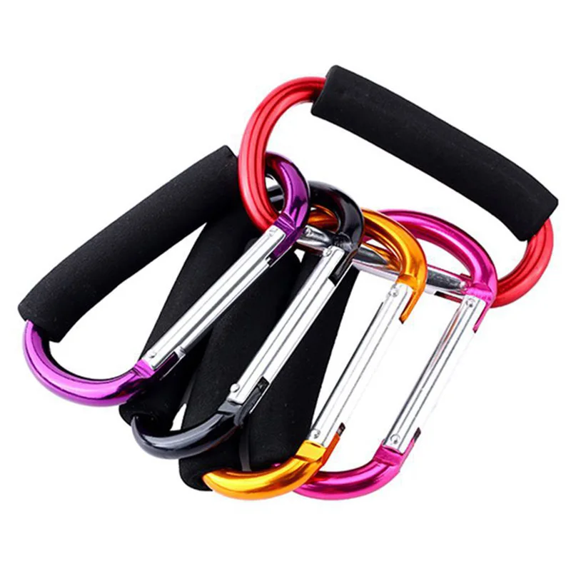 

Carabiners D Shape Large Size Aluminum Backpack Buckles Climbing Quickdraws Multifunctional Mountaineering Carabiner