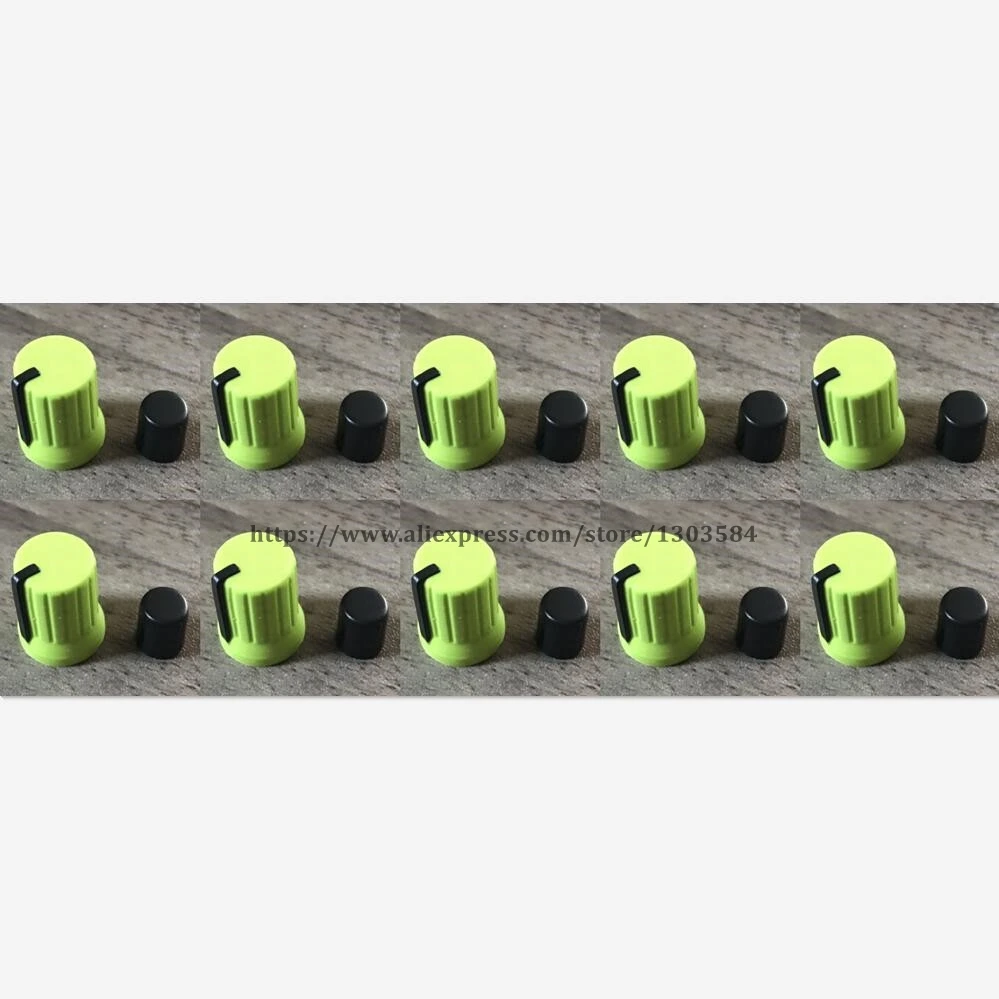 10x зеленая ручка с поворотным управлением для Pioneer DJM-T1 S9 DIY DJ XDJ-RX R1 RZ AERO |
