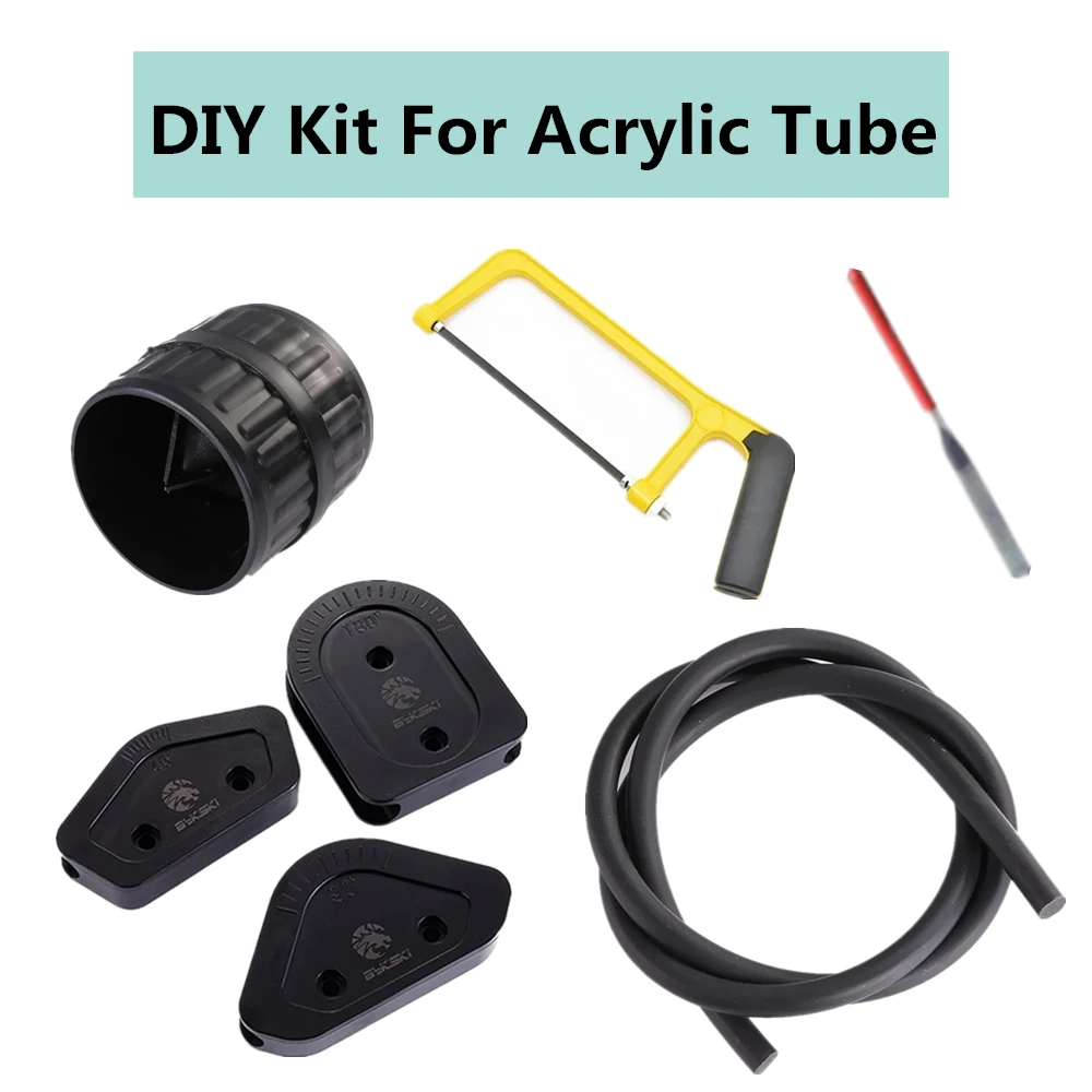 Bykski-Hard Tube Pipe Kit para PETG, Acrílico