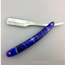 Blue Razor Shaving Knife Hairdressing Scraper Haircut Razor Eyebrow Knife Shaving Sweat Knife G1105