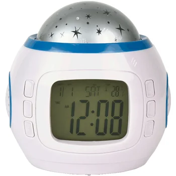 

Night Light Music Smart Alarm Clock Projector Led Digital Electronic Student Alarm Clock Relogio De Parede Houseware 2020 OO50AC