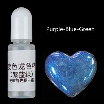 

10 Colors Color Shift Pearl Pigment Aurora Chameleons Resin Pigment Kit Colors Change Resin Colorant Dye Jewerly Making