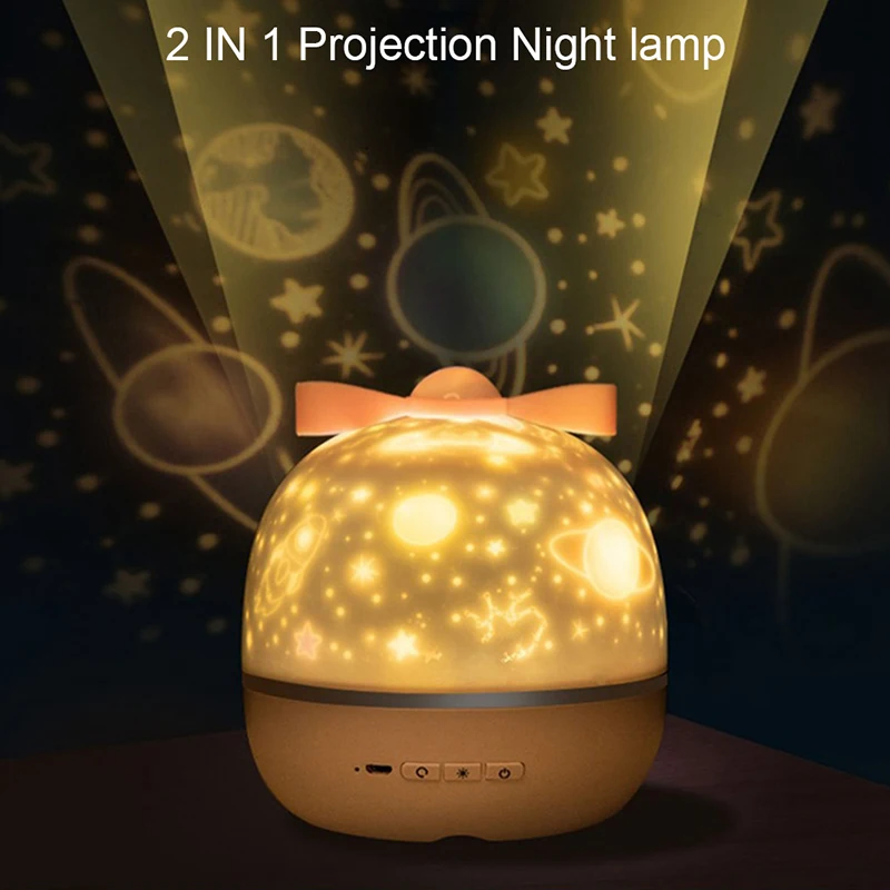 

NEW Coversage Rotating Night Light Projector Spin Starry Sky Star Master Children Kids Baby Sleep Romantic USB Lamp Projection