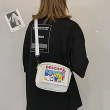 INS Super Fire Холщовая Сумка женская новая стильная винтажная сумка на плечо в Корейском стиле Универсальная сумка на плечо для девочек