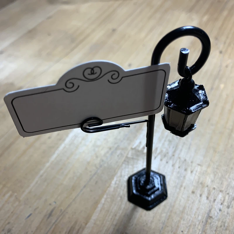 Fast Delivery Factory Directly Sale Wedding Favor &quotbourbon Street&quot Streetlight Place Card Holder Wholesale | Дом и сад