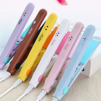 

Electronic Professional Hair Iron Hairstyling Mini Portable Ceramic Flat Iron Hair Straightener Irons Styling Tools