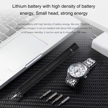 

Professional Rechargeable Electric Cordless Screwdriver USB Charging Lithium Precision Screw Driver Power Tools