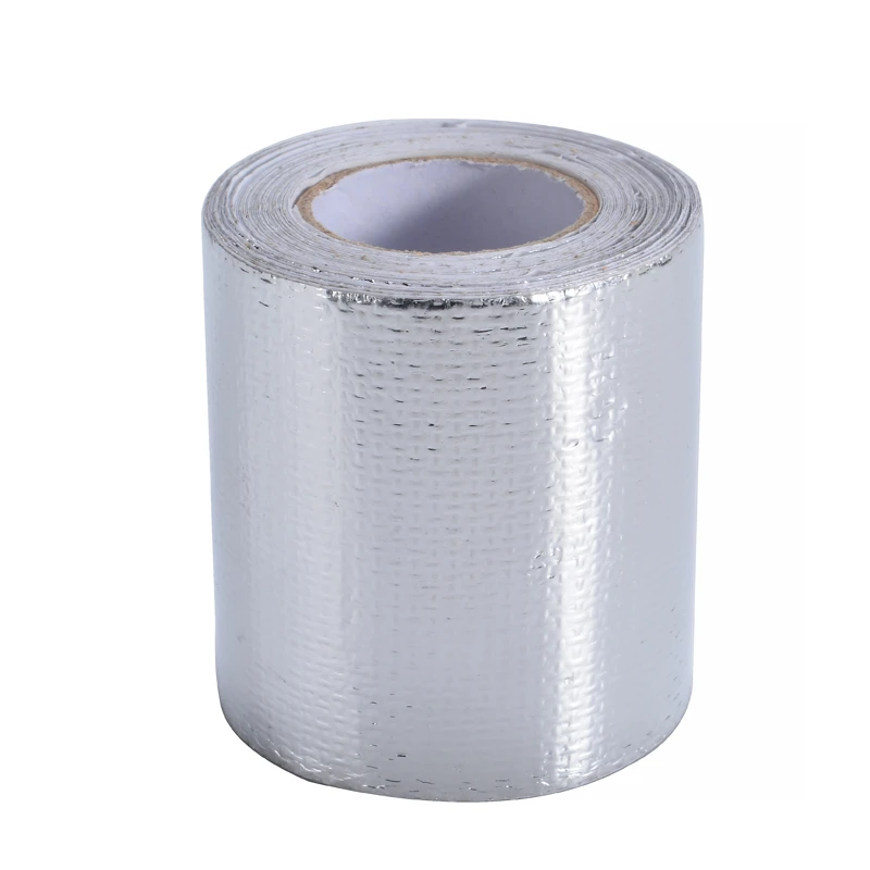 1 Roll 5m*5cm Car Motorcycle Pipe Fiberglass Heat Shield Selfadhesive