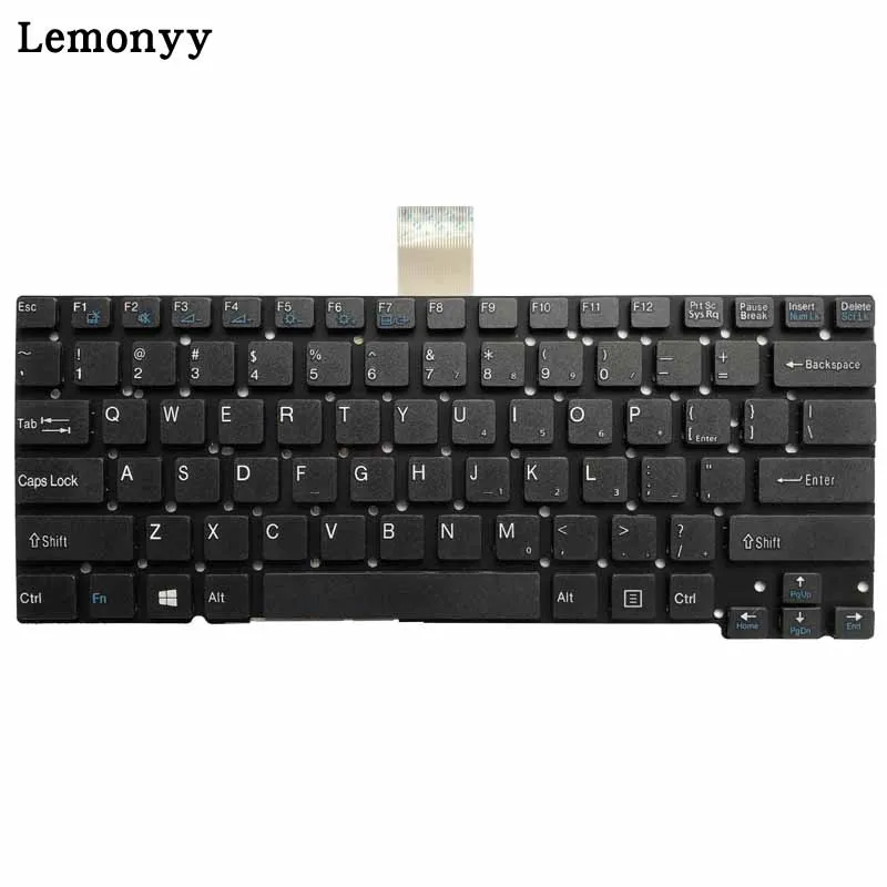  US keyboard for sony vaio T13 SVT13 SVT 13 T14 SVT14 SVT 14 English Laptop Keyboard Black No Frame