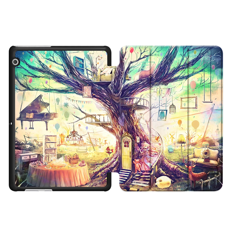 Чехол MTT для huawei MediaPad T3 10 AGS-L09 AGS-W09 Honor Play Pad 2, 9,6 дюймов, чехол-подставка для планшета, защитный чехол из искусственной кожи - Цвет: HW17