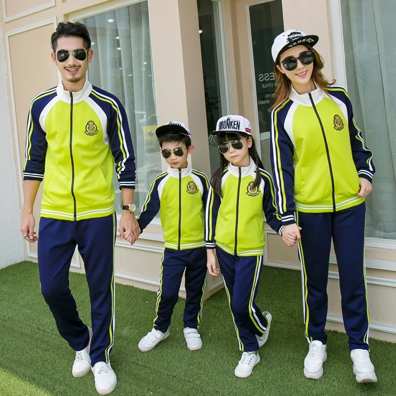 

Parent-child Matching Outfit 2019 New Style Fall And Winter Clothes England Sports Set Kindergarten Suit Business Attire Family