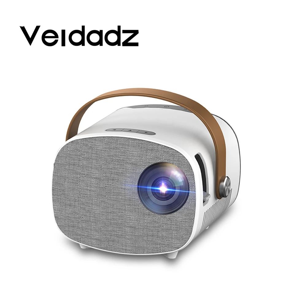 Портативный светодиодный проектор VEIDADZ YG230 дисплей 100 дюйма домашние фильмы 1080P видеопроектор с поддержкой