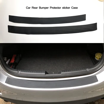 

Universal 104*9cm Car Trunk Door Sill Plate Protector Rear Bumper Guard Rubber Mouldings Pad Trim Cover Strip Car Styling