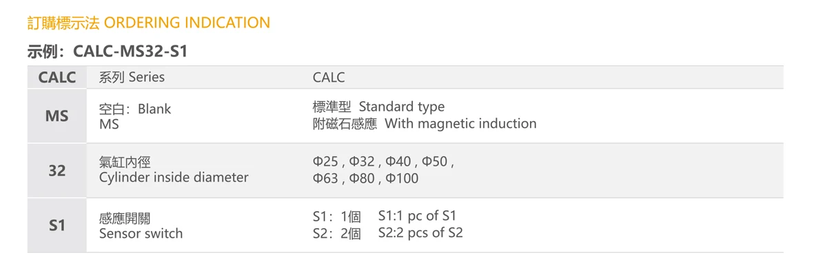 Clamptek Lever Cylinder CALC-25 CALC-32 CALC-40 CALC-50 CALC-63 CALC-80 CALC-100 Hb3eac2c28aaf4565b32bb0efa90a5077g