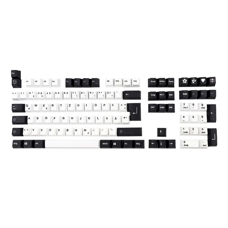 109 клавиш/комплект колпачки для механической клавиатуры Cherry Profile Custom PBT с