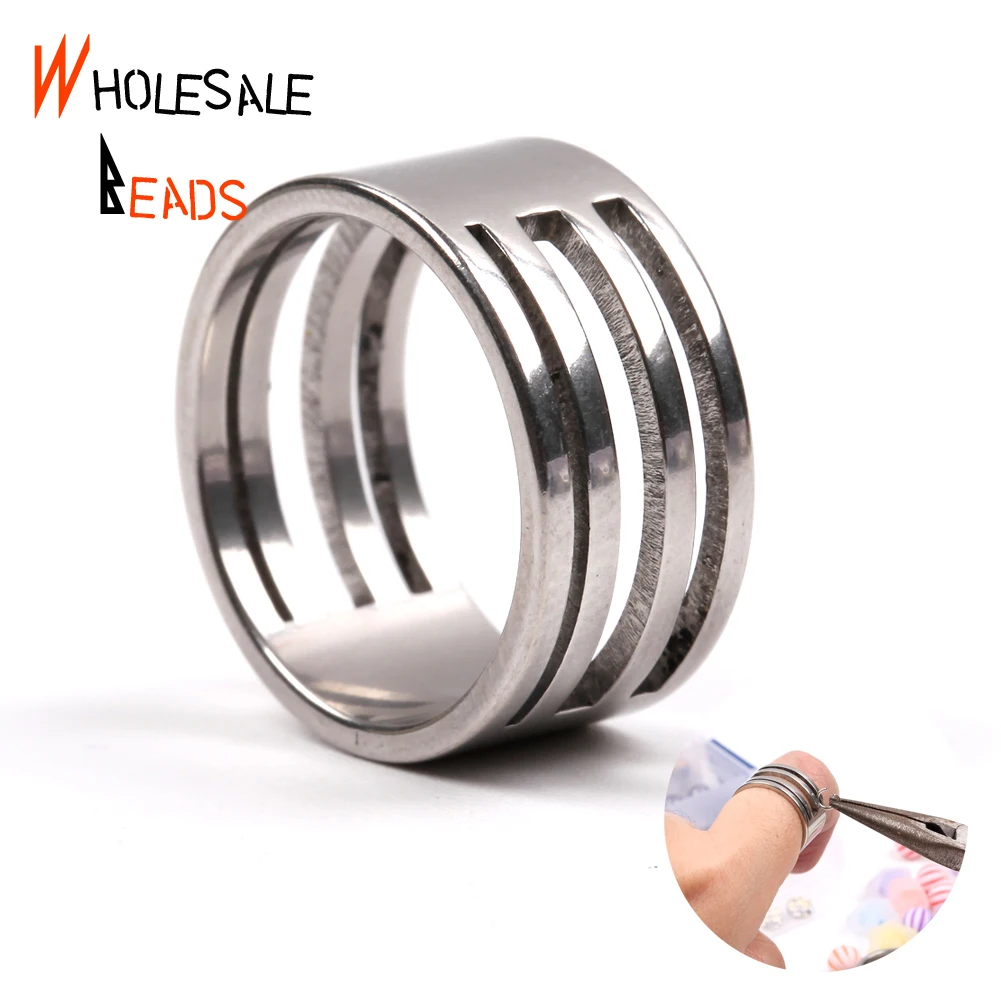 5/3pcs Stainless Steel Jump Ring Opening Closing Finger Jewelry