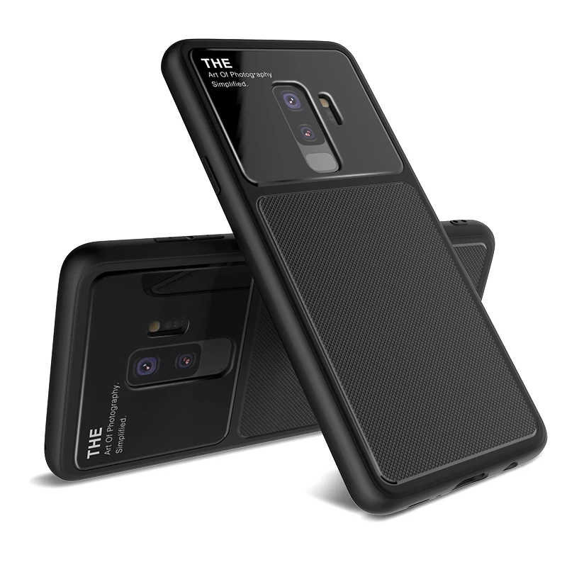 

Classic Business For Samsung S9 & S9 Plus Phone Case The Perfect Combination of Silica Gel and Tempered Glass Soft Cover