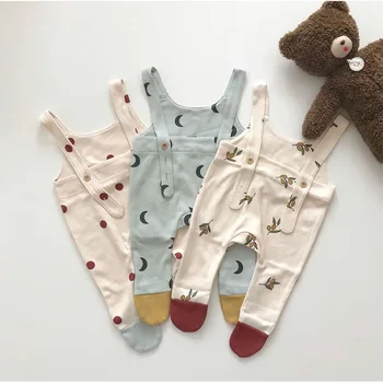 

EnkeliBB Baby 100% Cotton Summer Romper Lovely Design Unisex Infant Strap Overalls Toddler Boy Girl Cotton Rompers New Born Baby