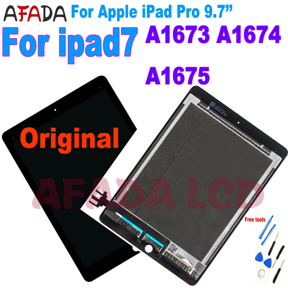 ЖК дисплей 9 7 дюйма для ipad Φ сменный экран A1673 A1674 A1675 запасные части|ЖК-экраны и