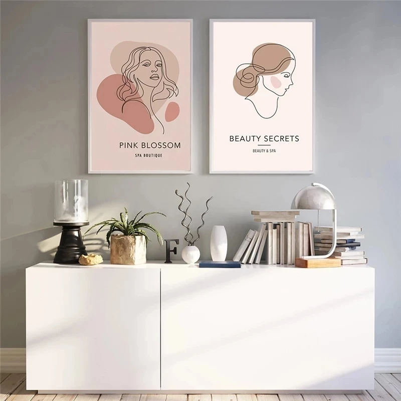 

Canvas Line Picture Home Decoration Painting Wall Art HD Print Modern Modular Nordic Style Poster NO Framework For Liv