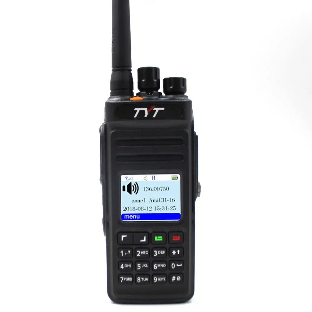 TYT MD-398 DMR радиостанция IP67 водонепроницаемая 136-174 МГц 10 Вт рация 2800 мАч