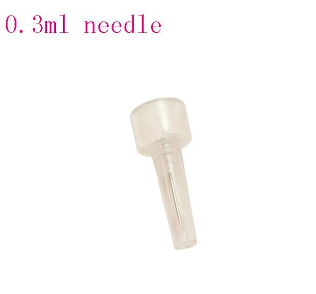 10pcs needle 0,3 мл наполнитель для губ гиалуроник Ручка Шприц ампул игла для гиалуроновой кислоты инъекции губ удаления морщин воды шприцы - Цвет: 10pcs needle