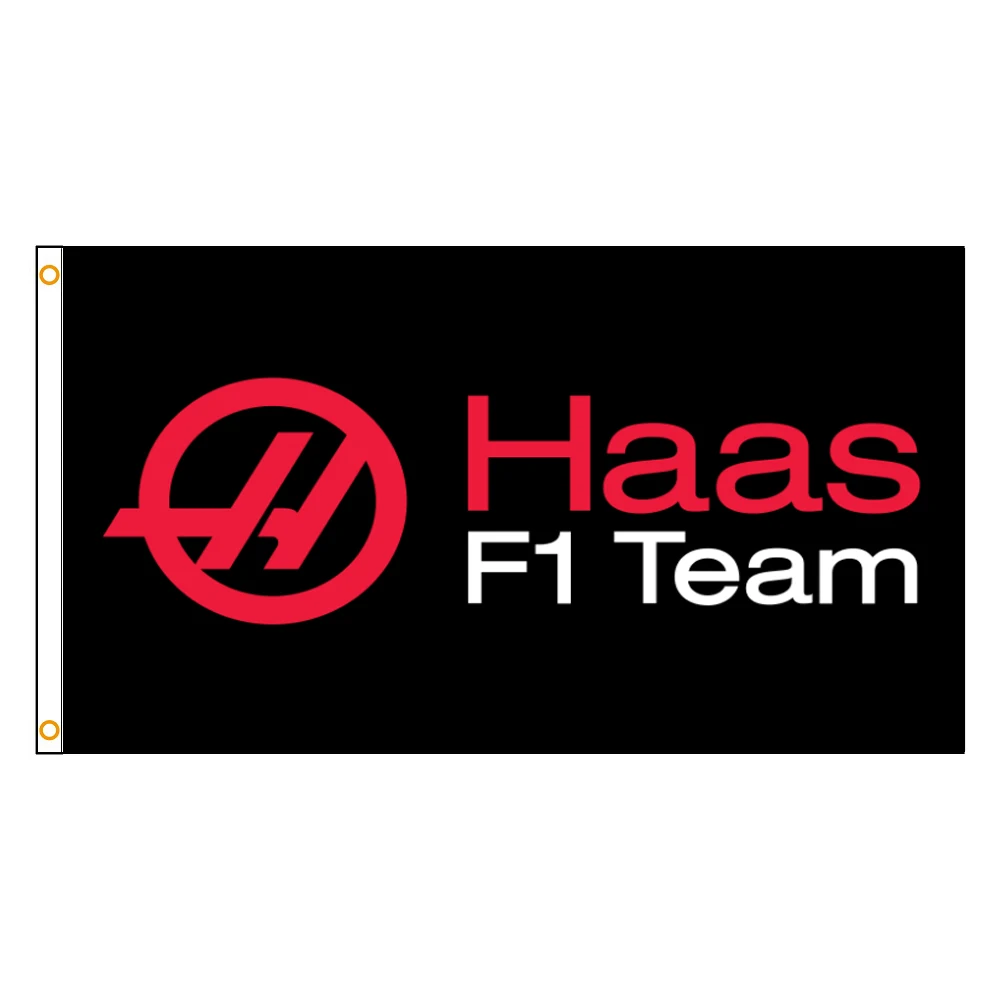 Флаг команды Haas F1 3x5 футов | Дом и сад