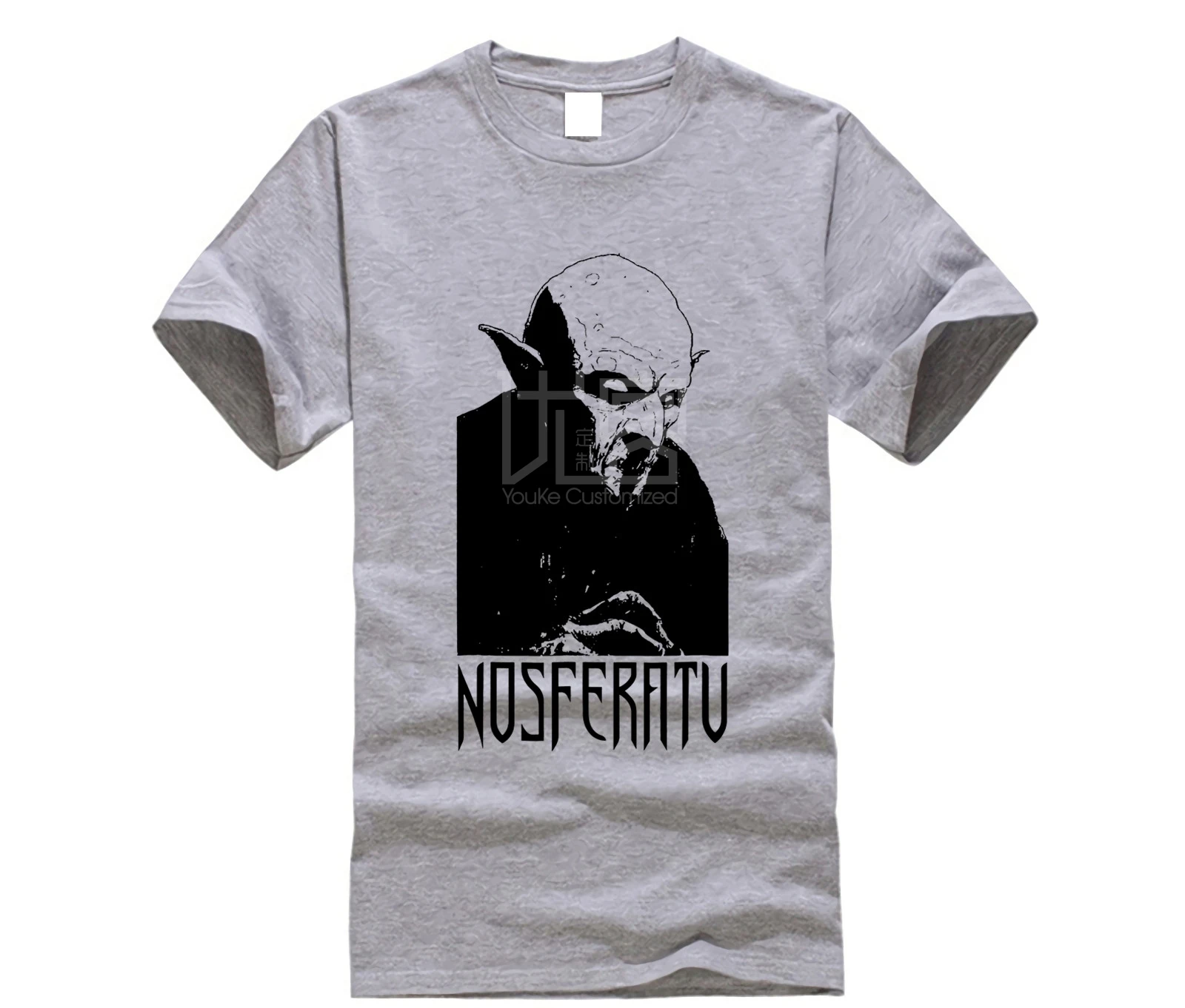 Брендовая мужская рубашка Nosferatu вампир Классический Флик ужасов футболка