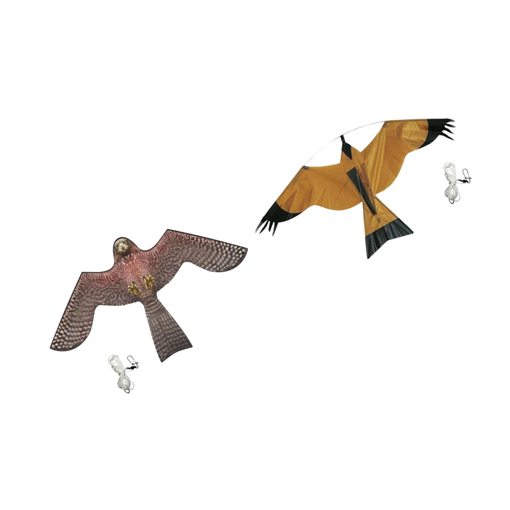 2Pcs Hawk Bird Scarer, Crop Scaring hawk kite for scaring birds from crops and off buildings-Kite